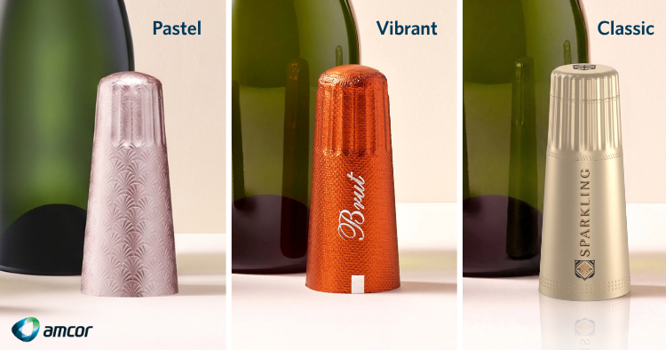 Colors sparkling wine capsules