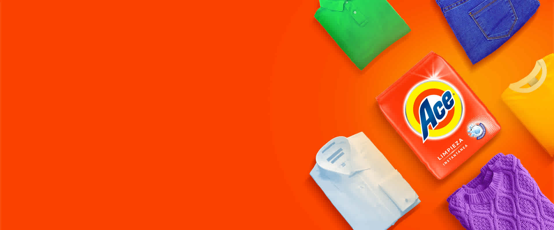 Ace Mexico Para ropa Blanca Y de color