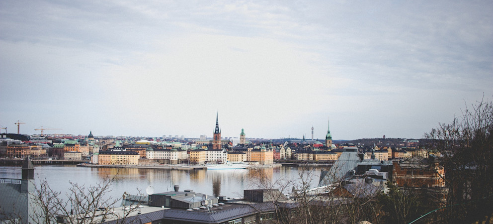 Vy över Stockholm.