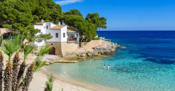 Mallorcas kristallklara vatten