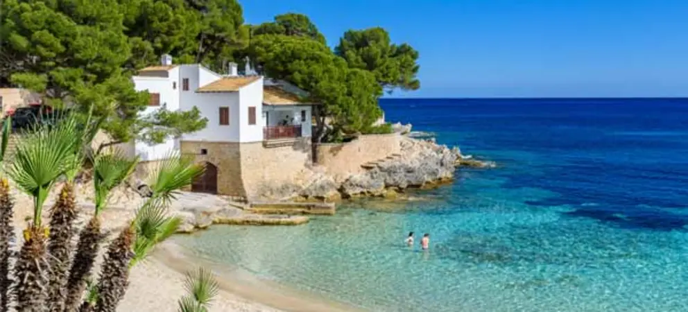 Mallorcas kristallklara vatten