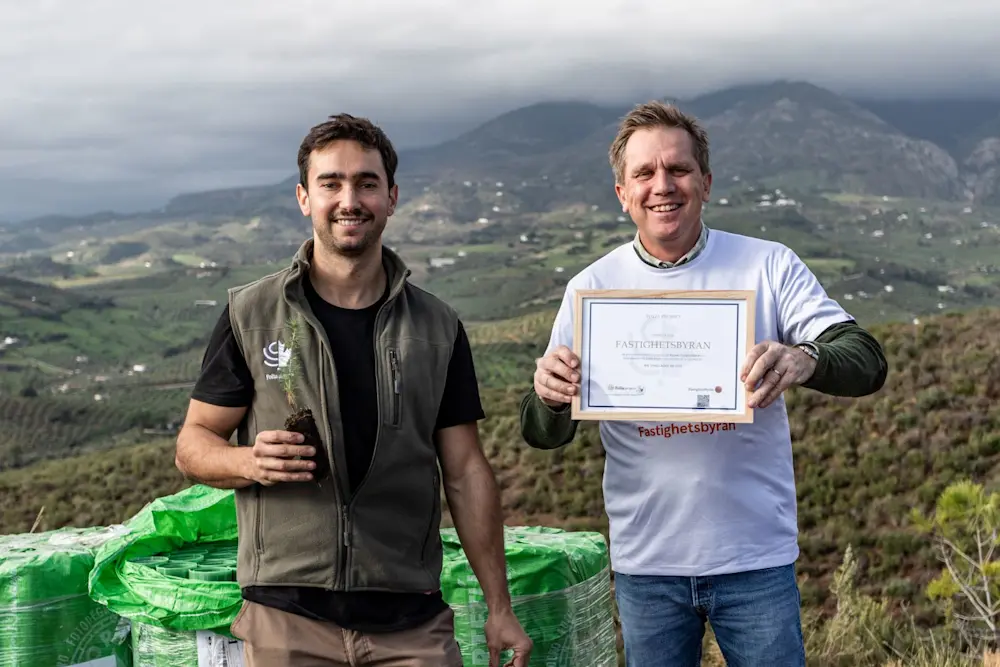 Luis Cardalliaguet de Folia Project y Martin Posch, COO Fastighetsbyrån Overseas.