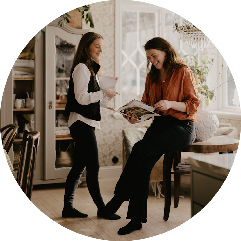 Johanna Berglund säljer sitt hus Snickarglädjen med oss.