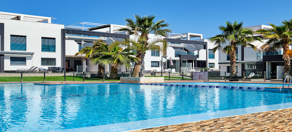 lägenheter, pool, utomlands