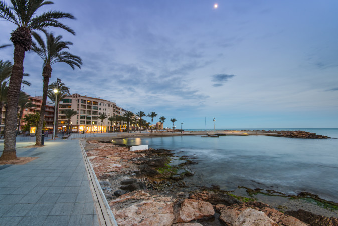 Cityscape of Torrevieja in Spain