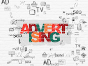 Advertising Logo in different colors
