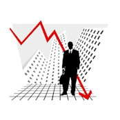 Image of a stock market graph crash