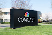 Comcast Logo on Building
