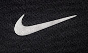 nike logo on black screen