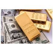 gold miner at mine entrance