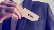CEO card in pocket