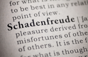 Schadenfreude Word Image