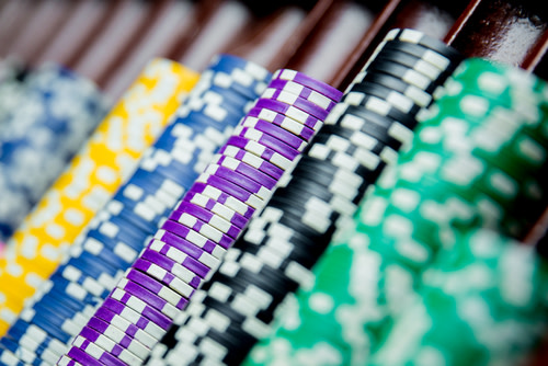 Colourful Casino Tokens