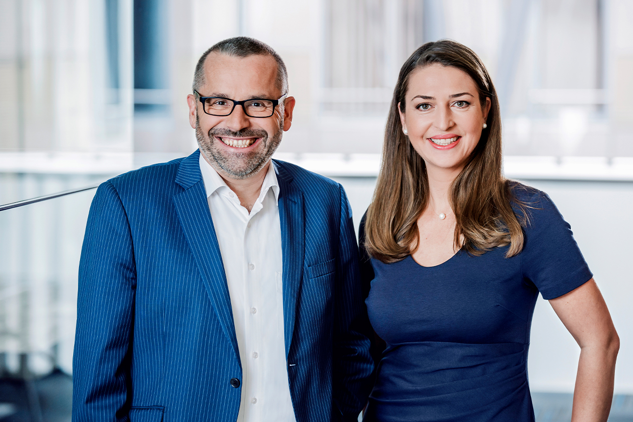 DKB-Experten im Verwaltergeschäft: Yvonne Hube und Andre Eckardt