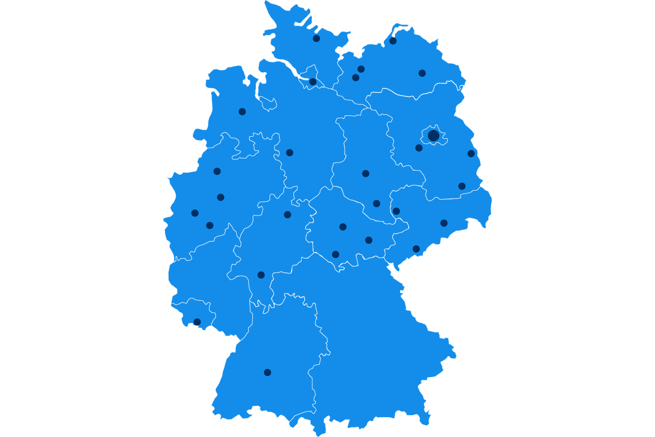 DKB-Standorte in Deutschland