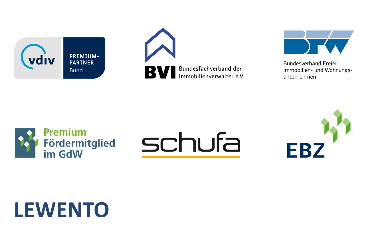 Logos der DKB Partner für Verwalter