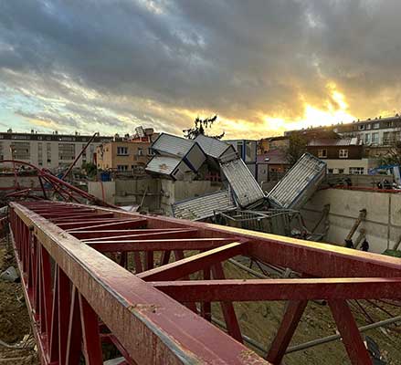 Effondrement de trois grues : rappel des consignes de sécurité en situation de vents violents