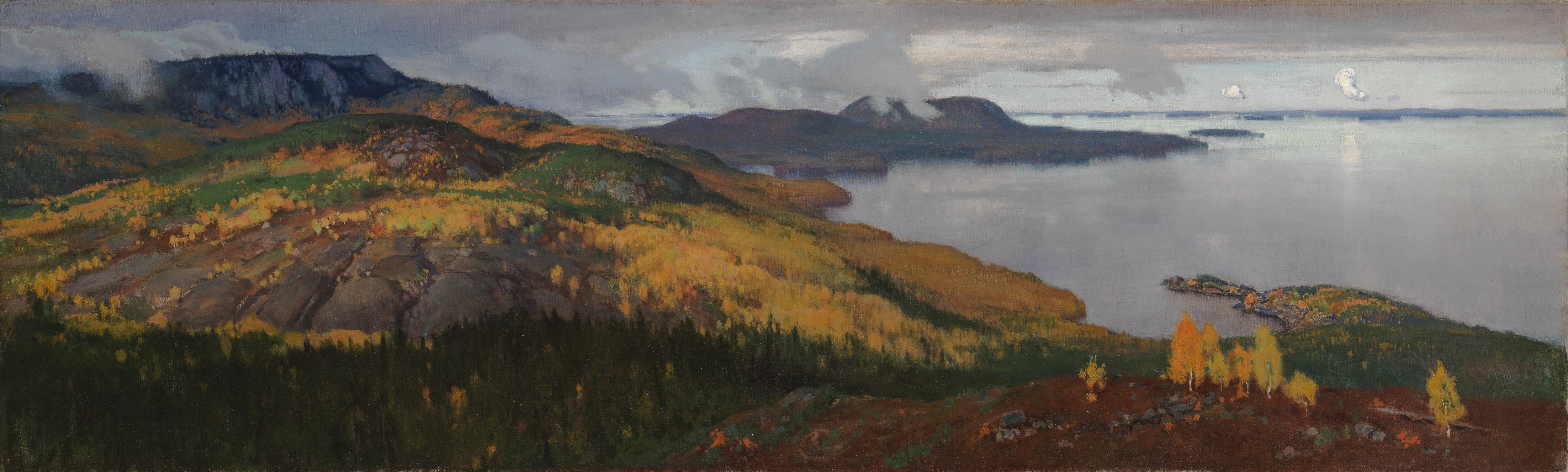 Eero Jarnefelt: Syysmaisema Pielisjärveltä (1899)