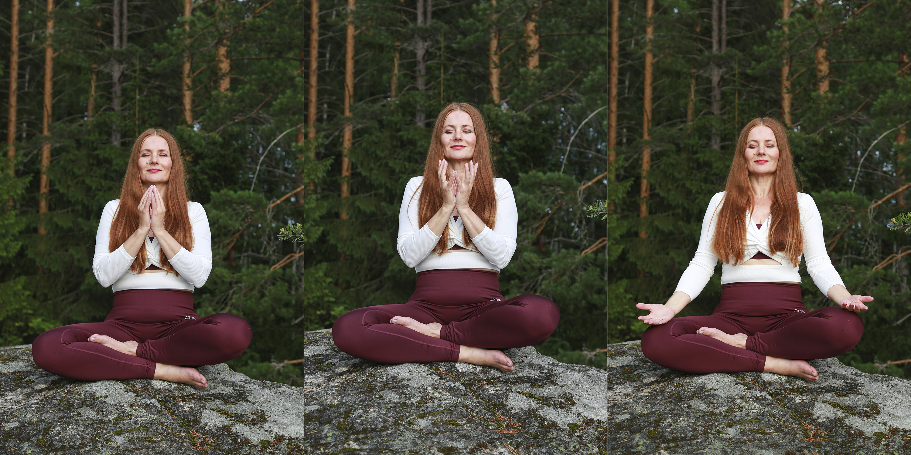 Eeva tekee lummemeditaation