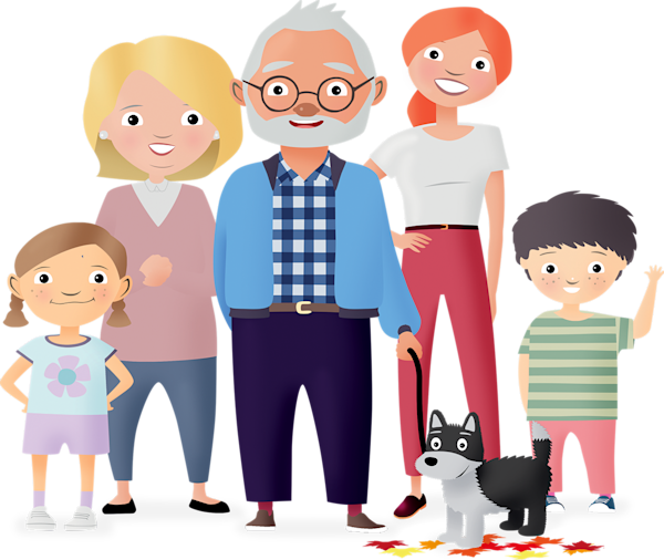 A picture of a family