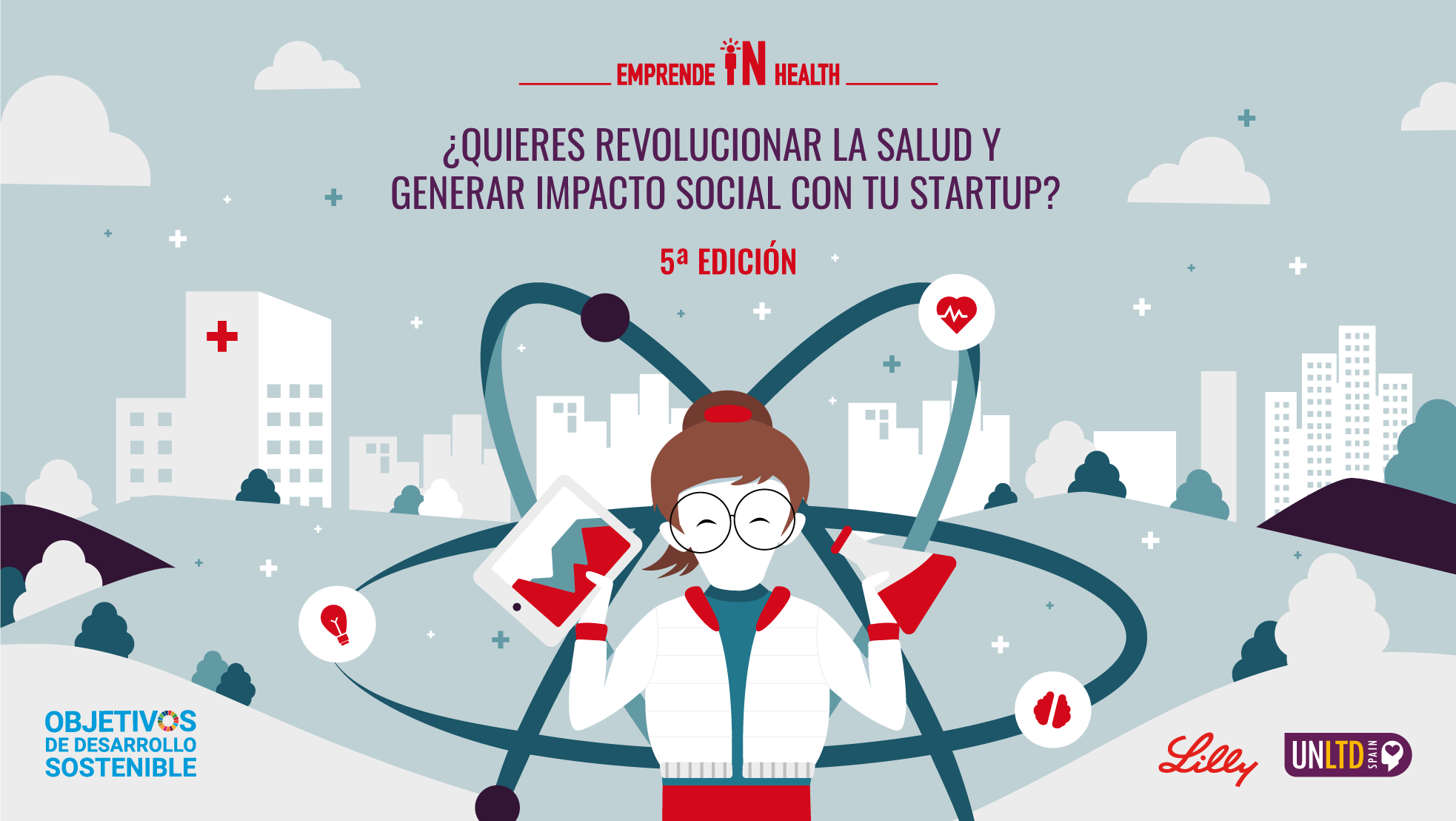 Cartel de Emprende in Health V edición