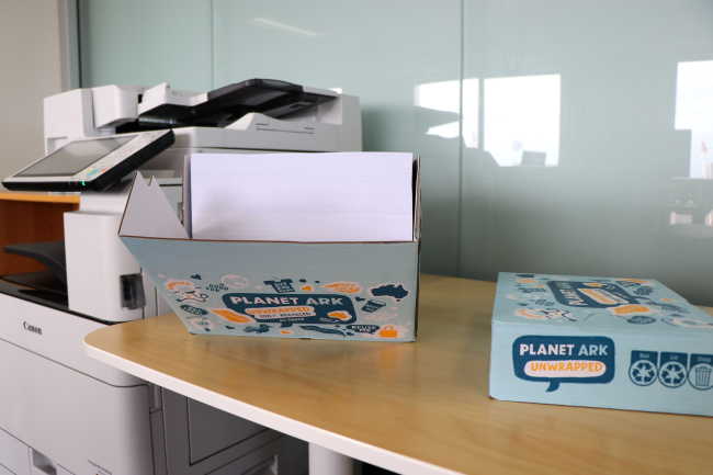 Planet Ark Paper Unwrapped office open box
