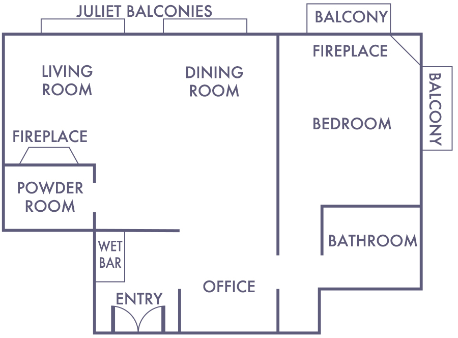 Pacific View Suite Floorplan