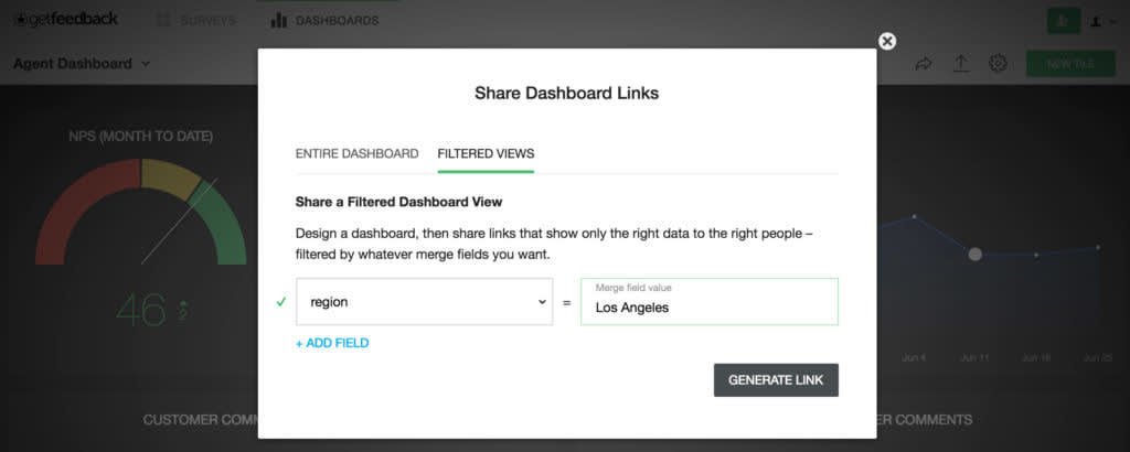 Dashboard filtering - add filter