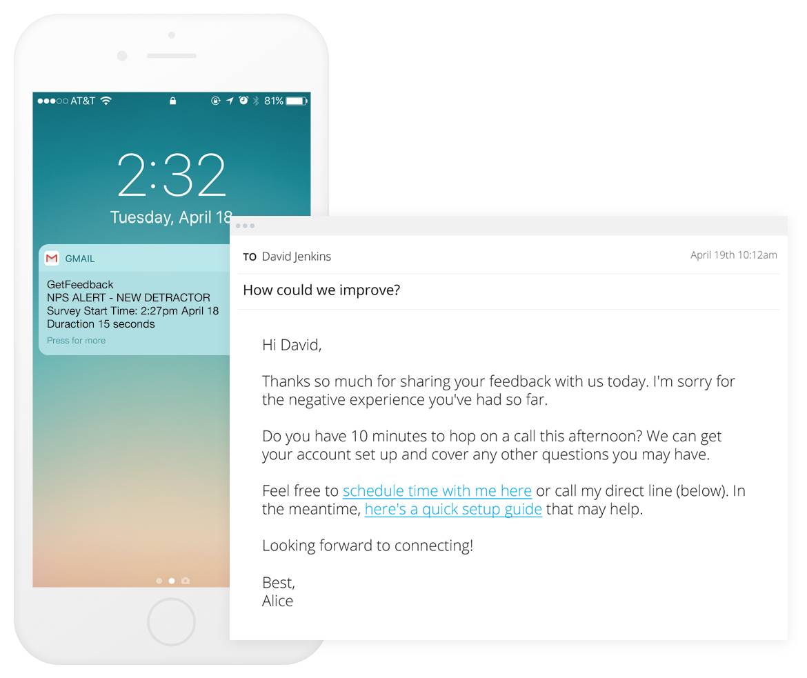 custom notification email