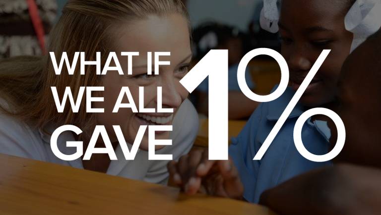 What if We All Gave 1 Percent?