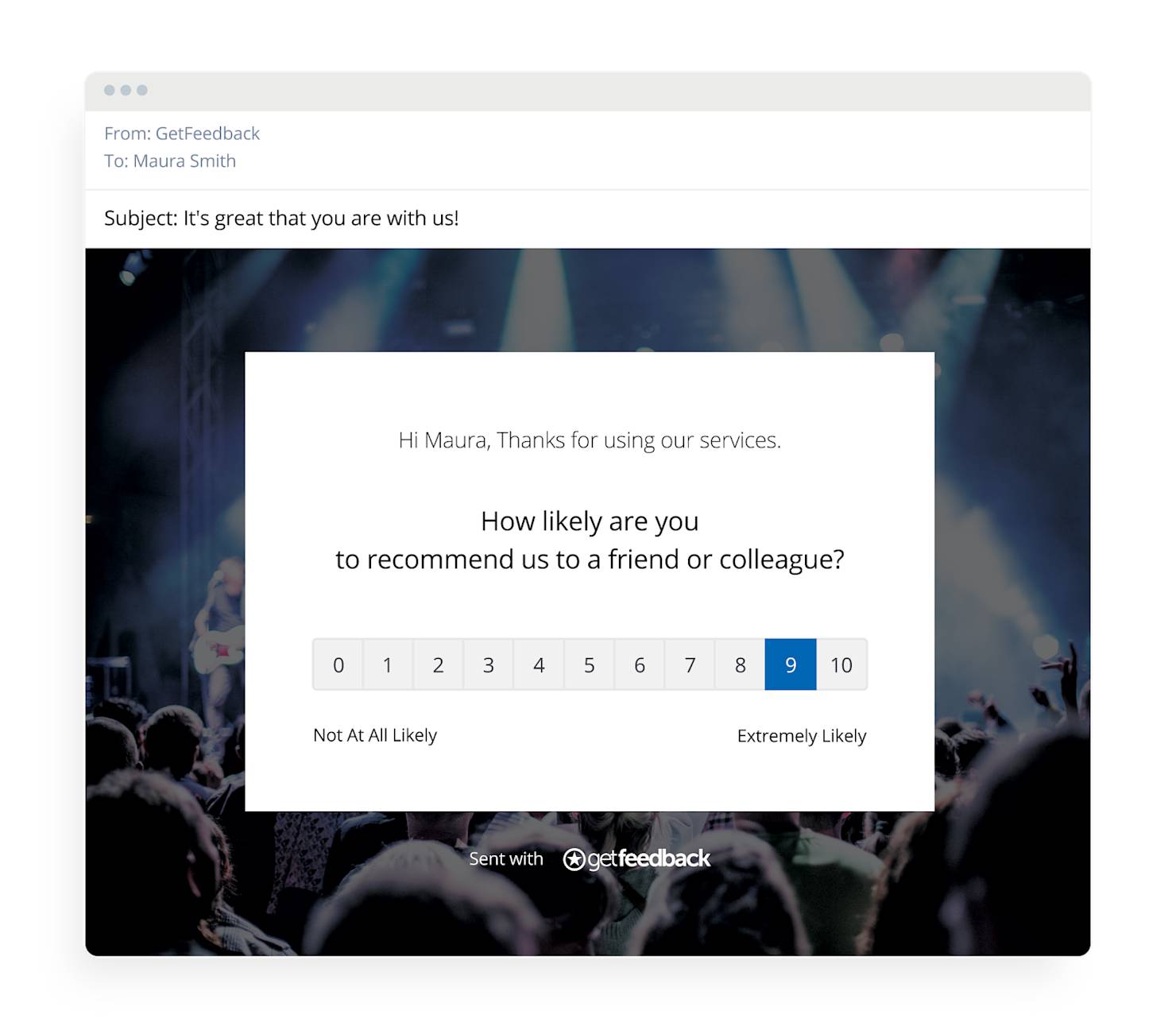 Net Promoter Score (NPS) Survey - Embedded in Email