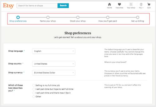 Etsy onboarding helps create loyal customers