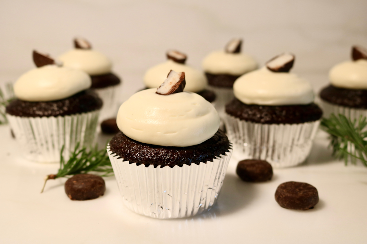 Peppermint Pattie Cupcakes