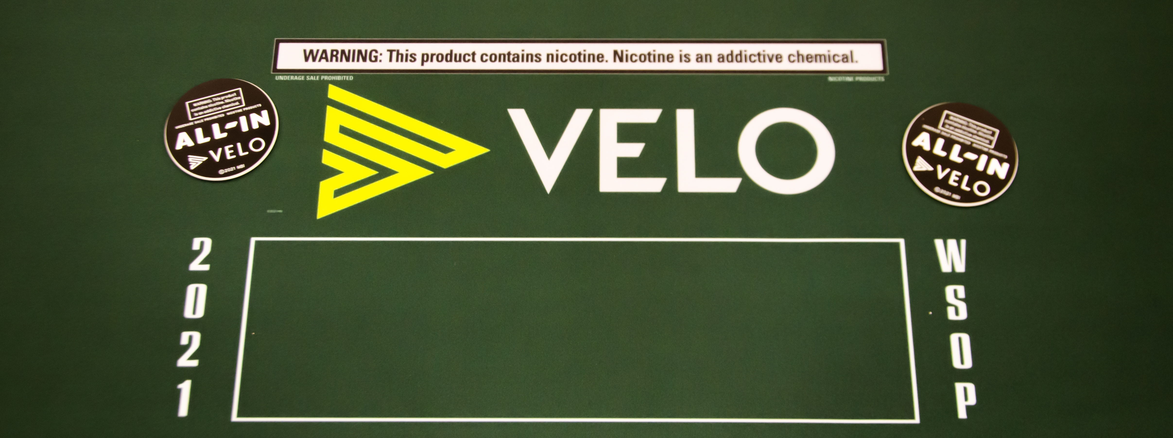 VELO ANNOUNCES NEW SPONSORSHIP WITH THE 2021 WORLD SERIES OF POKER