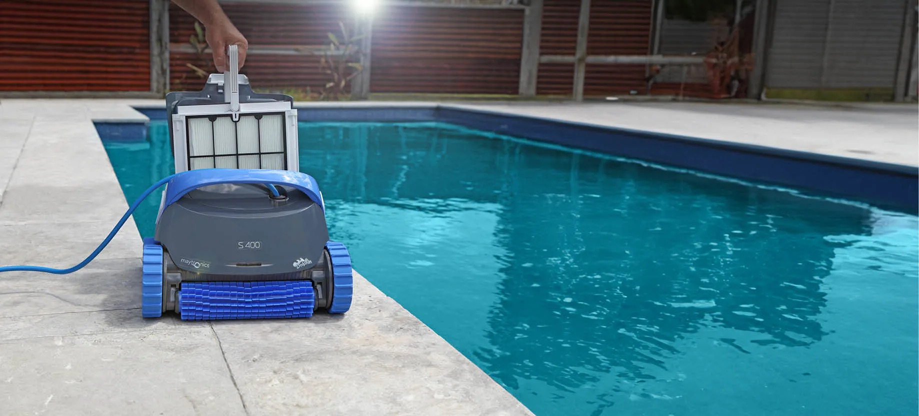 Dolphin robotic pool cleaners superior filter basket