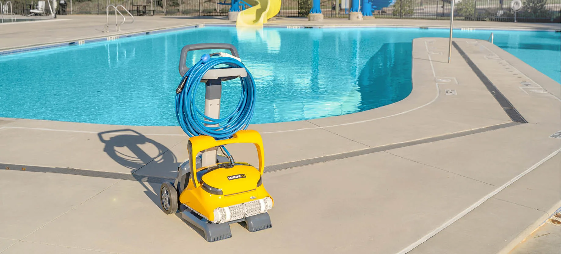 WAVE Robot Pool Cleaner on a Pool