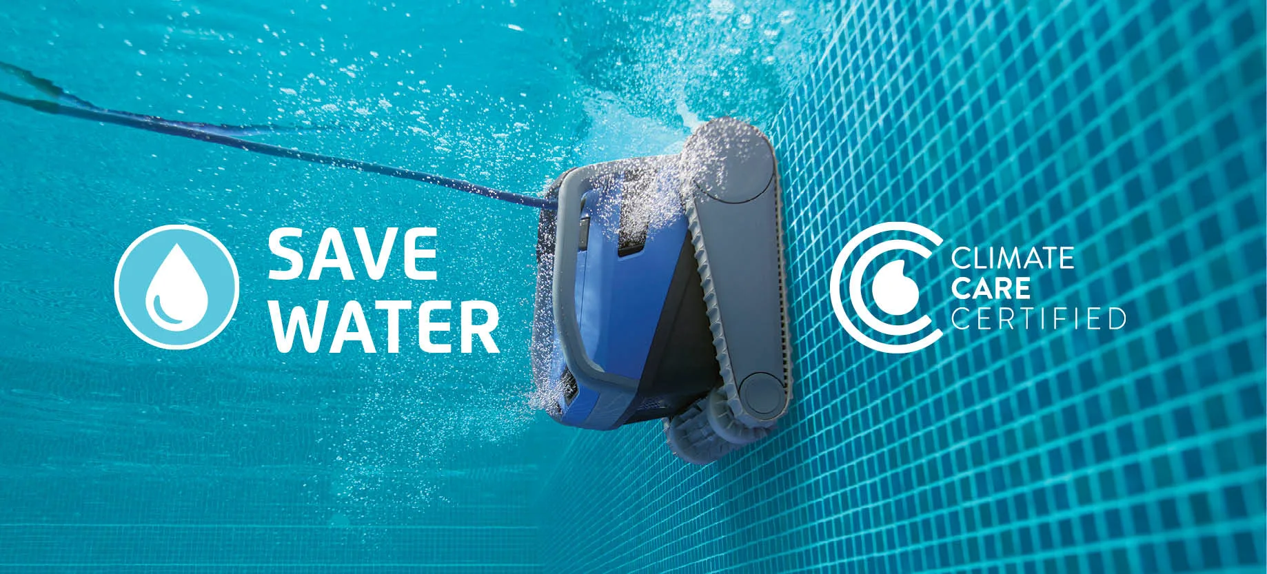 Maytronics Climate Care products reduce your pools overall power consumption