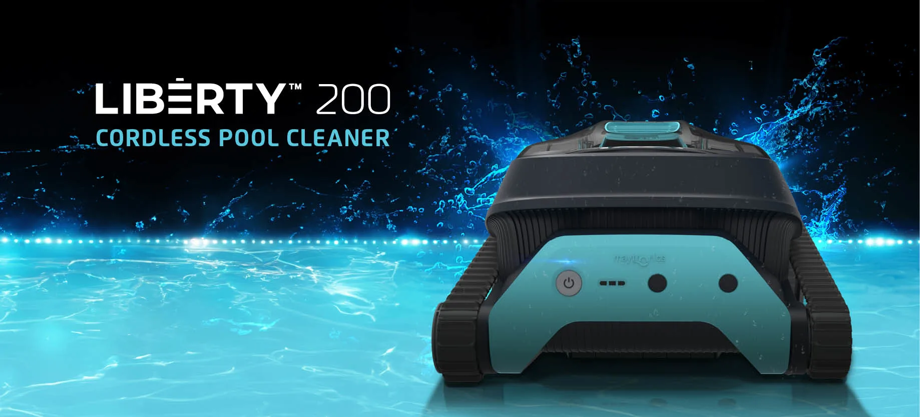 Check out this cordless pool cleaner from Maytronics: Liberty 200.