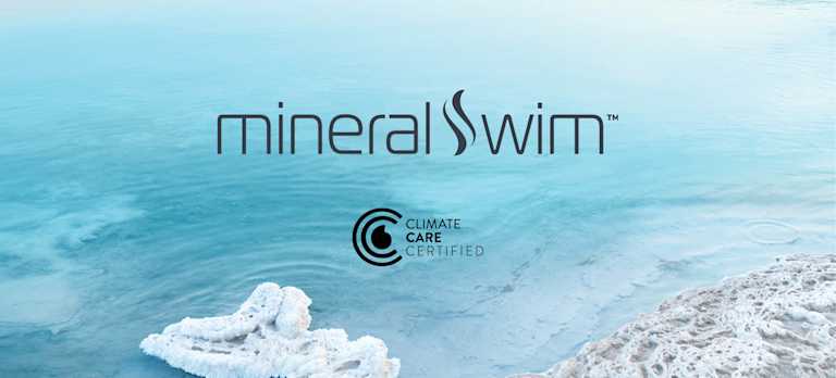 Mineral Swim system is Climate Care Certified Mineral Swim is Climate Care Certified!