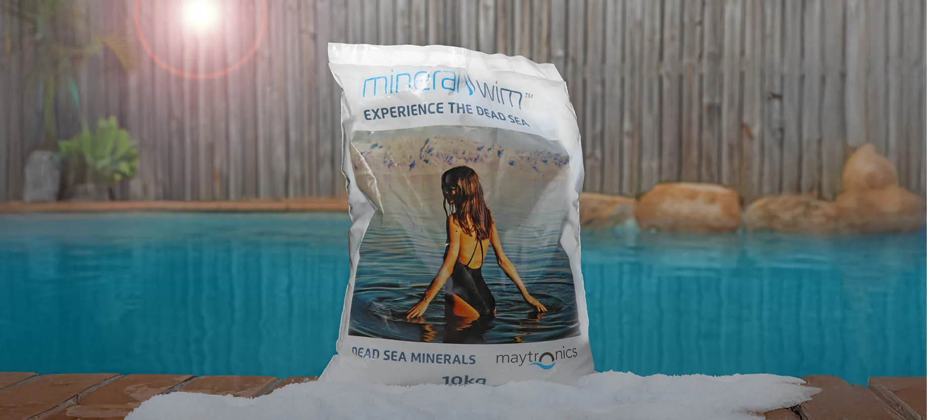 Mineral Swim on the pool.