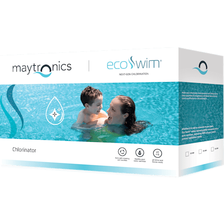 Eco Swim box front view at 45 degrees right side