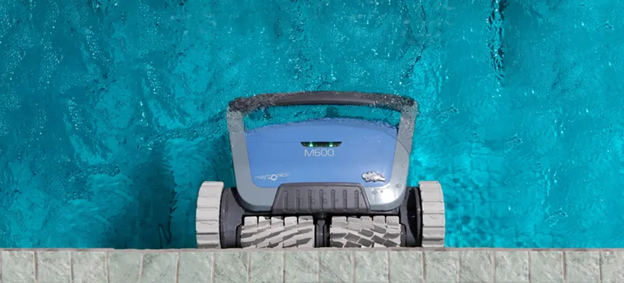 Maytronics robotic pool cleaner M600 for your swimming pool