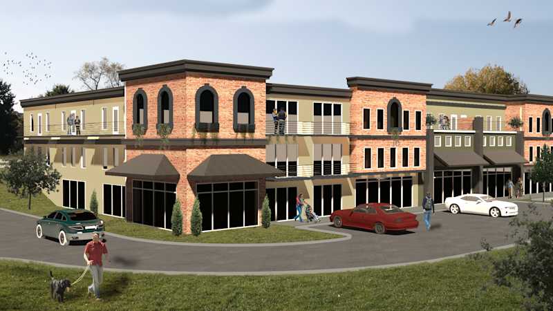 Forks Landing Development, Exterior Rendering