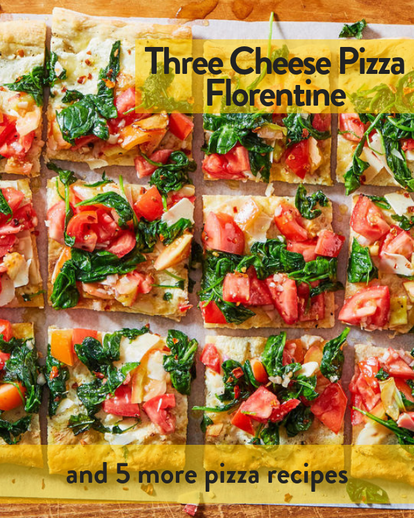 Three Cheese Pizza Florentine