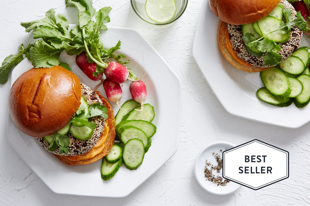 Black Bean Burgers with Sriracha Mayonnaise