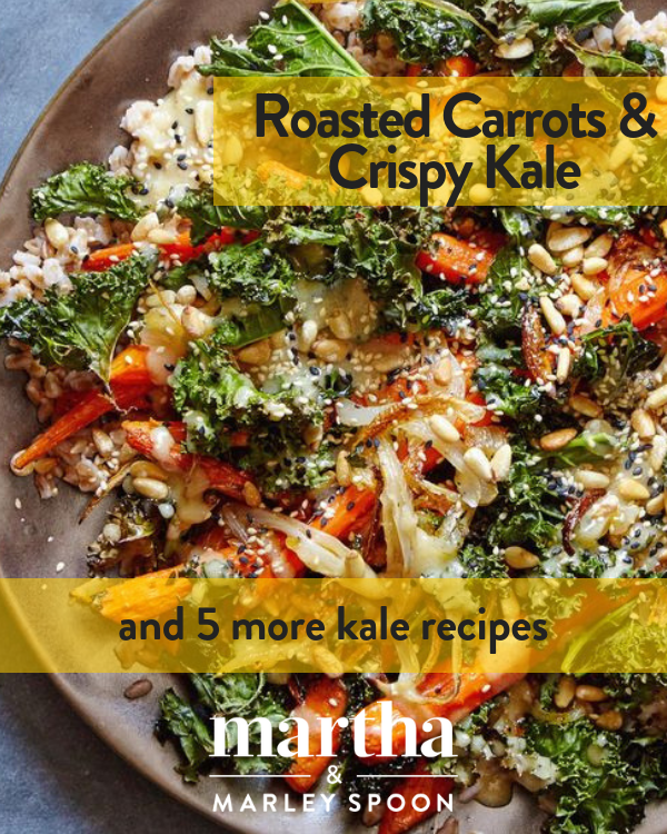 Roasted Carrots & Crispy Kale