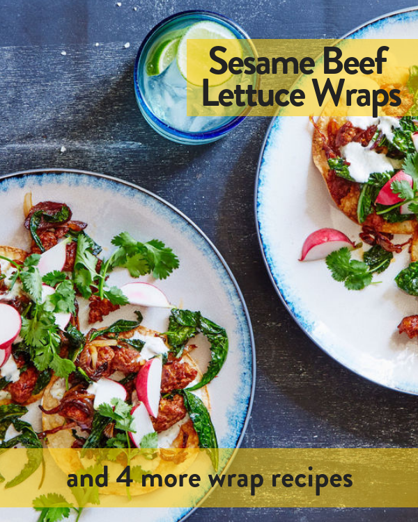 Sesame Beef Lettuce Wraps