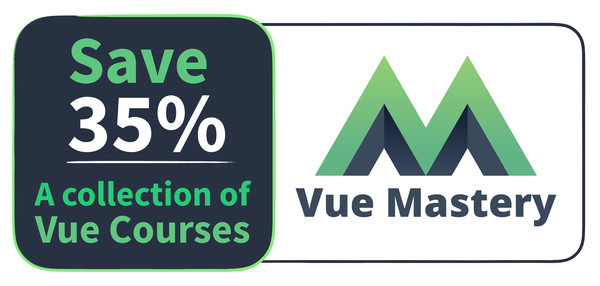 Save 35% on an annual subscription to VueMastery.com