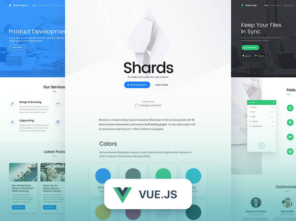 Shards Vue - High-Quality & Free Vue UI Kit