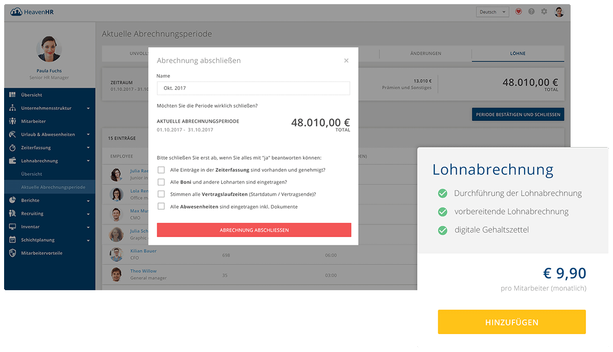 Die Lohnabrechnung zum Komplettpreis garantiert volle Kontrolle bei umfangreicher Beratung